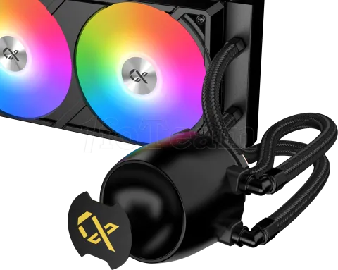 Photo de Kit Watercooling AIO Xigmatek Connect Pro RGB - 360mm (Noir)
