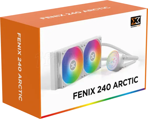 Photo de Kit Watercooling AIO Xigmatek Fenix II RGB - 240mm (Blanc)