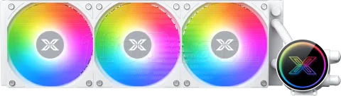 Photo de Kit Watercooling AIO Xigmatek Fenix II RGB - 360mm (Blanc)