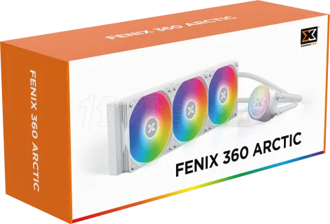 Photo de Kit Watercooling AIO Xigmatek Fenix II RGB - 360mm (Blanc)