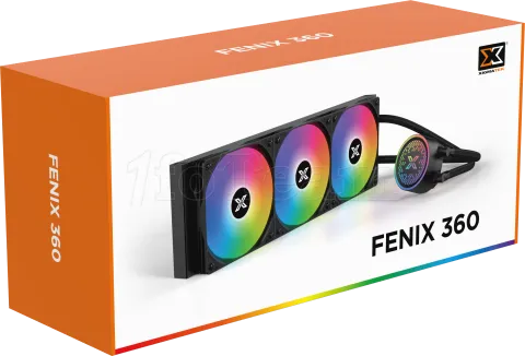 Photo de Kit Watercooling AIO Xigmatek Fenix II RGB - 360mm (Noir)