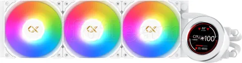 Photo de Kit Watercooling AIO Xigmatek Frozr-O II RGB - 360mm (Blanc)