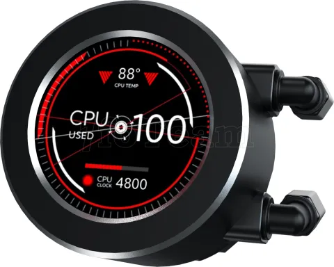 Photo de Kit Watercooling AIO Xigmatek Frozr-O II RGB - 360mm (Noir)