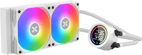 Photo de Kit Watercooling AIO Xigmatek Liquid Killer Digital RGB - 240mm (Blanc)