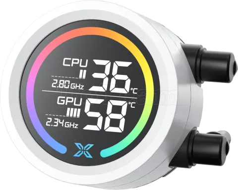 Photo de Kit Watercooling AIO Xigmatek Liquid Killer Digital RGB - 240mm (Blanc)