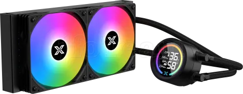 Photo de Kit Watercooling AIO Xigmatek Liquid Killer Digital RGB - 240mm (Noir)