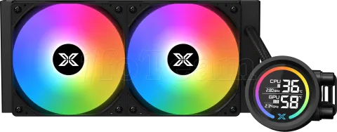Photo de Kit Watercooling AIO Xigmatek Liquid Killer Digital RGB - 240mm (Noir)