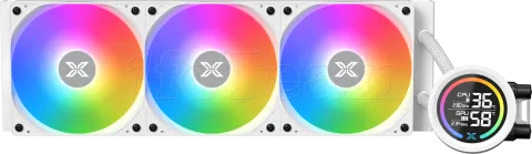 Photo de Kit Watercooling AIO Xigmatek Liquid Killer Digital RGB - 360mm (Blanc)