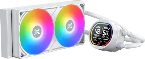 Photo de Kit Watercooling AIO Xigmatek Liquid Killer Pro Digital RGB - 240mm (Blanc)