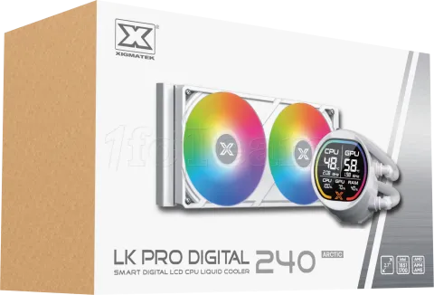Photo de Kit Watercooling AIO Xigmatek Liquid Killer Pro Digital RGB - 240mm (Blanc)