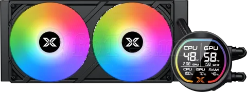 Photo de Kit Watercooling AIO Xigmatek Liquid Killer Pro Digital RGB - 240mm (Noir)