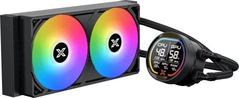 Photo de Kit Watercooling AIO Xigmatek Liquid Killer Pro Digital RGB - 240mm (Noir)
