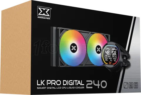 Photo de Kit Watercooling AIO Xigmatek Liquid Killer Pro Digital RGB - 240mm (Noir)