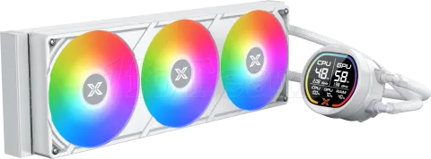 Photo de Kit Watercooling AIO Xigmatek Liquid Killer Pro Digital RGB - 360mm (Blanc)