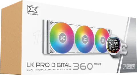 Photo de Kit Watercooling AIO Xigmatek Liquid Killer Pro Digital RGB - 360mm (Blanc)