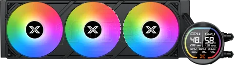 Photo de Kit Watercooling AIO Xigmatek Liquid Killer Pro Digital RGB - 360mm (Noir)