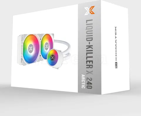 Photo de Kit Watercooling AIO Xigmatek Liquid Killer X RGB - 240mm (Blanc)