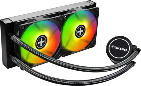 Photo de Kit Watercooling AIO Xilence LiQuRizer LQ240 ARGB 240mm (Noir)