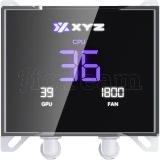 Photo de Kit Watercooling AIO XYZ Hydrotemp RGB - 360mm (Blanc)