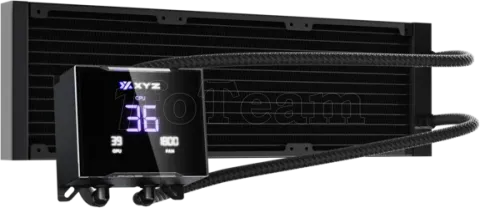 Photo de Kit Watercooling AIO XYZ Hydrotemp RGB - 360mm (Noir)