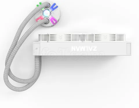 Photo de Kit Watercooling AIO Zalman Reserator5 Z RGB - 240mm (Blanc)