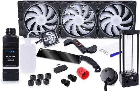 Photo de Kit Watercooling Alphacool Core Hurrican XT45 - 420mm (Noir)