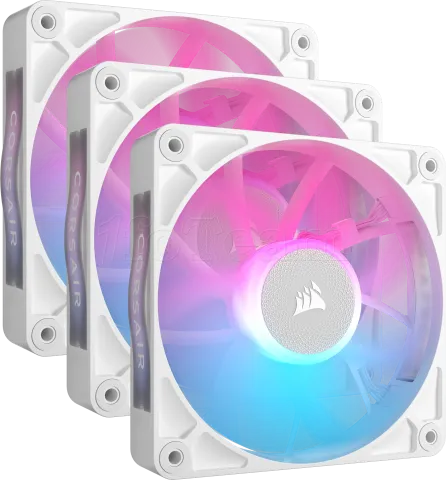 Photo de Kit Watercooling complet Corsair Hydro X iCue Link XH505i RX RGB - 360mm (Blanc)
