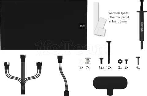 Photo de Kit Watercooling GPU AIO Alphacool Eiswolf 2 RTX 4080 Strix RGB - 360mm (Noir)