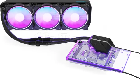 Photo de Kit Watercooling GPU AIO Alphacool Eiswolf 2 RTX 4090 Founders Edition RGB - 360mm (Noir)