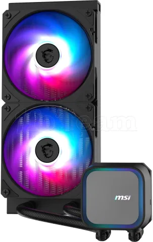 Photo de Kit Watercooling MSI Mag CoreLiquid A13 RGB - 240mm (Noir)