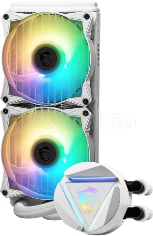 Photo de Kit Watercooling MSI Mag CoreLiquid R V2 RGB - 240mm (Blanc)