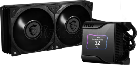 Photo de Kit Watercooling MSI Meg CoreLiquid S - 280mm (Noir)