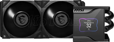 Photo de Kit Watercooling MSI Meg CoreLiquid S - 280mm (Noir)