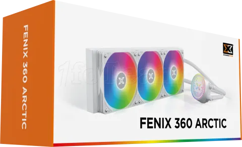 Photo de Kit Watercooling Xigmatek Fenix RGB - 360mm (Blanc)