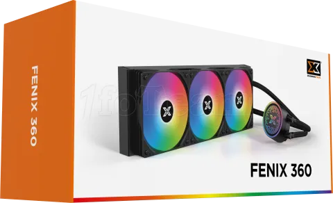 Photo de Kit Watercooling Xigmatek Fenix RGB - 360mm (Noir)