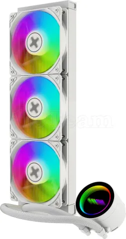 Photo de Kit Watercooling Xilence Wak LiQuRizer LQ.G RGB - 360mm (Blanc)