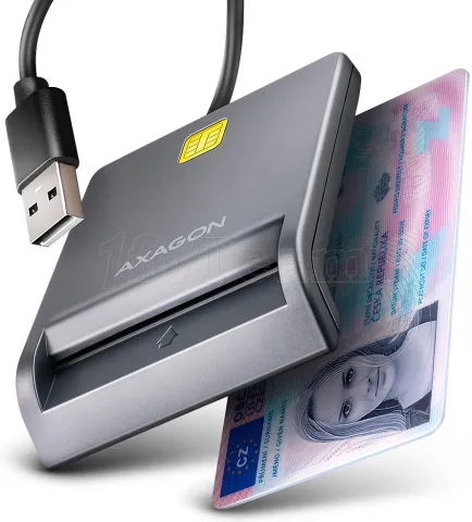 Photo de Lecteur de Cartes à puce Axagon CRE-SM3T