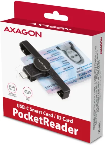Photo de Lecteur de Cartes à puce Axagon CRE-SMPC