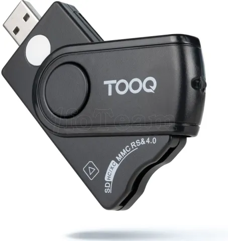 Photo de Lecteur de Cartes à puce TooQ TQR-3012B USB 2.0 (Noir)