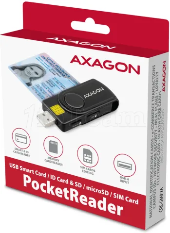 Photo de Lecteur de Cartes externe Axagon CRE-SMP2A