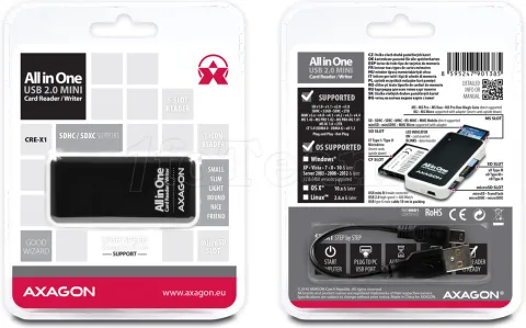 Photo de Lecteur de Cartes externe Axagon CRE-X1
