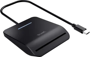Photo de Lecteur de Cartes Externe Trust USB-C Primo (Noir)