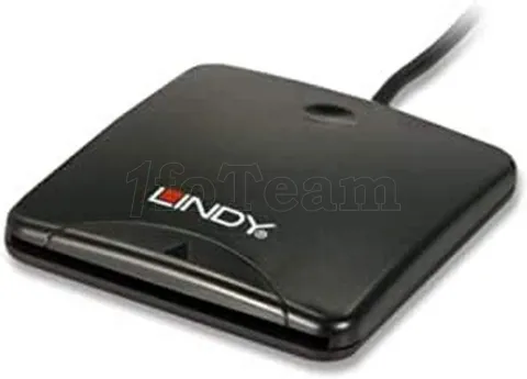 Photo de Lecteur de Cartes externe USB 2.0 Lindy (Noir)