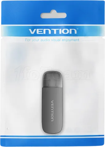 Photo de Lecteur de cartes externe USB 2.0 Vention 2en1 (Noir)