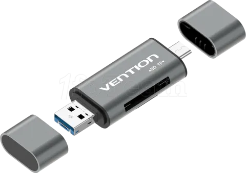 Photo de Lecteur de cartes externe USB 3.0 Vention (Gris)