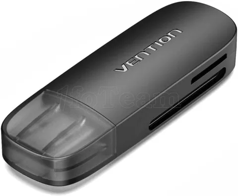 Photo de Lecteur de Cartes externe USB 3.0 Vention (Noir)