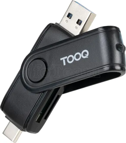 Photo de Lecteur de Cartes externe USB-A/C 3.0 TooQ TQR-3003B (Noir)