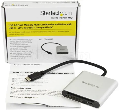 Photo de Lecteur de Cartes StarTech Externe USB 3.0 Type C