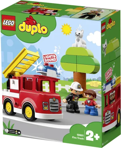 Photo de Lego Duplo 10901 - Le camion de pompiers
