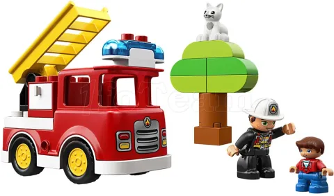 Photo de Lego Duplo 10901 - Le camion de pompiers